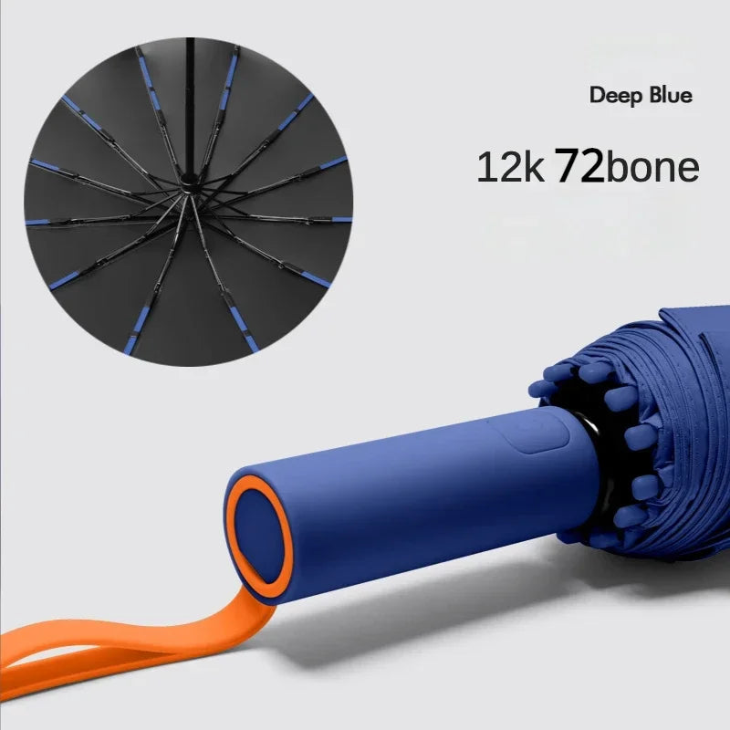 Buy Super Strong 72-Bone Windproof Folding Umbrella