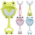 360° U Shape Baby Toothbrush Soft Silicone Kids Teeth Brush