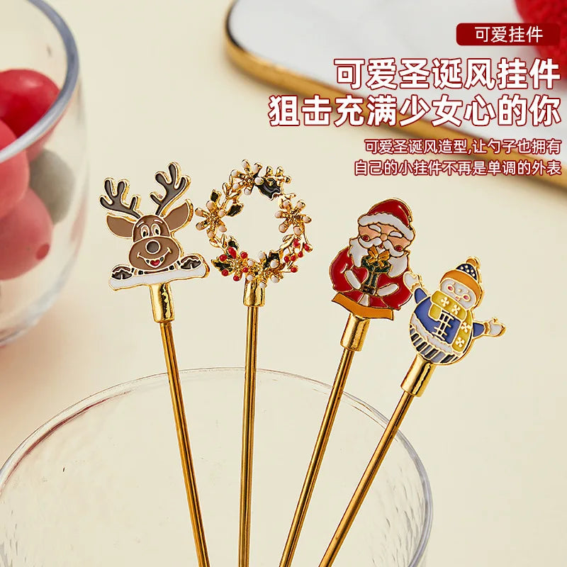 304 Stainless Steel Coffee Spoon – Modern Minimalist Dessert Stirring Spoon Secondary image