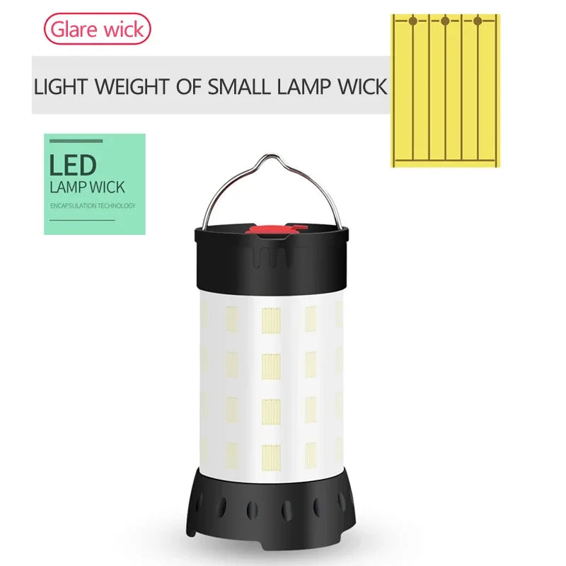 USB Rechargeable Mini Camping Light 5 Modes Lantern