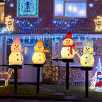 Solar Snowman Garden Light Christmas Décor