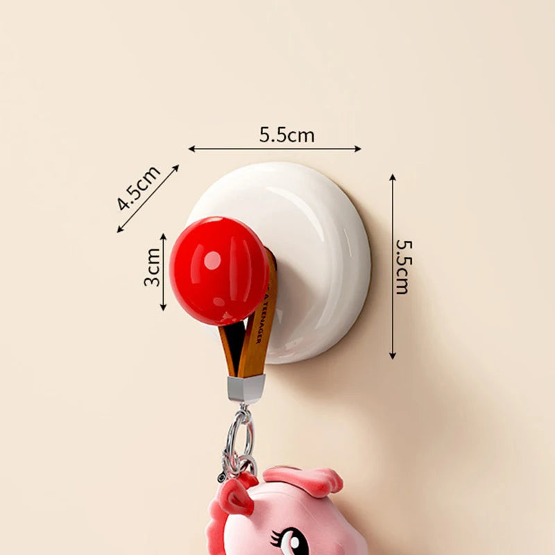 Adhesive Wall Hook Durable No-Drill Coat & Bathroom Storage Hook