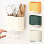 Wall Mounted Chopstick Holder Spoon Storage Rack