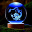 3D Chinese Dragon Crystal Ball Decorative LED Lamp