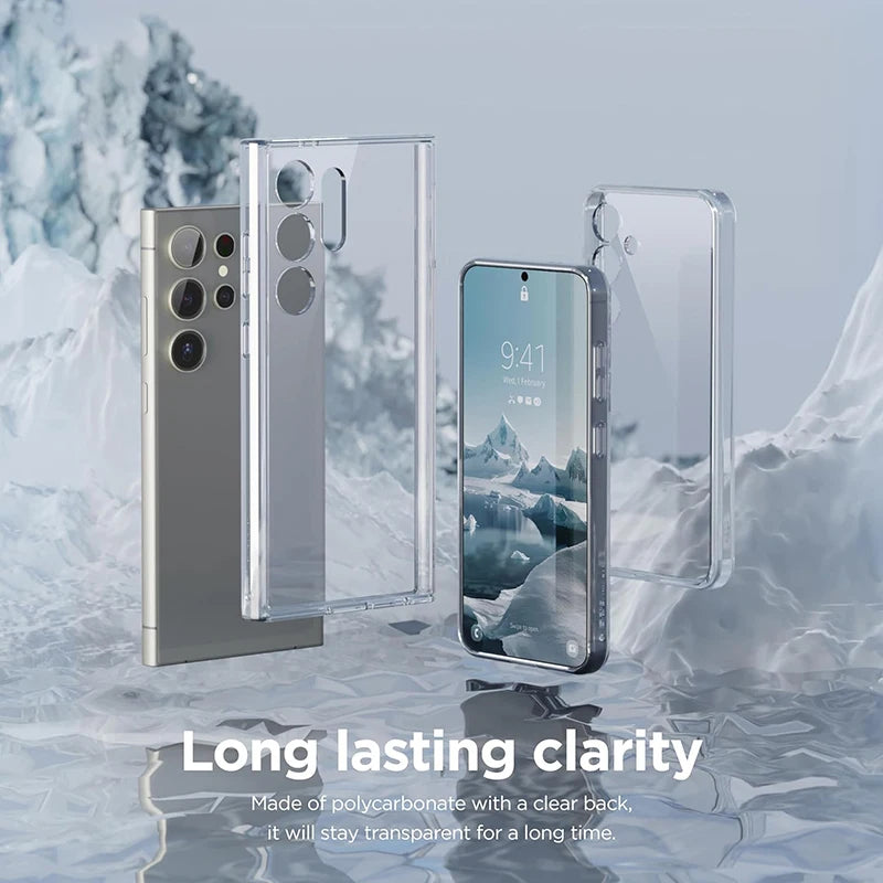Ultra Thin Clear Silicone Case for Samsung Galaxy S22 S23 S24 S25 S26