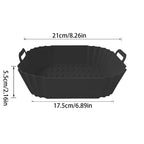Air Fryer Silicone Liners Reusable Non-Stick Basket & Pizza Baking Tray