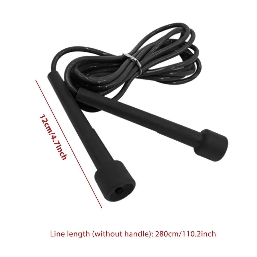 PVC Speed Jump Rope Adjustable Skipping Rope Boxing Gym Fitness