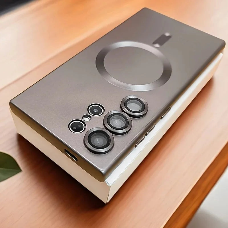 Luxury Magnetic Case for Samsung Galaxy S23 S24 S25 S26 Ultra