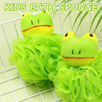 Kids Cartoon Bath Sponge Soft Baby Loofah Body Scrubber
