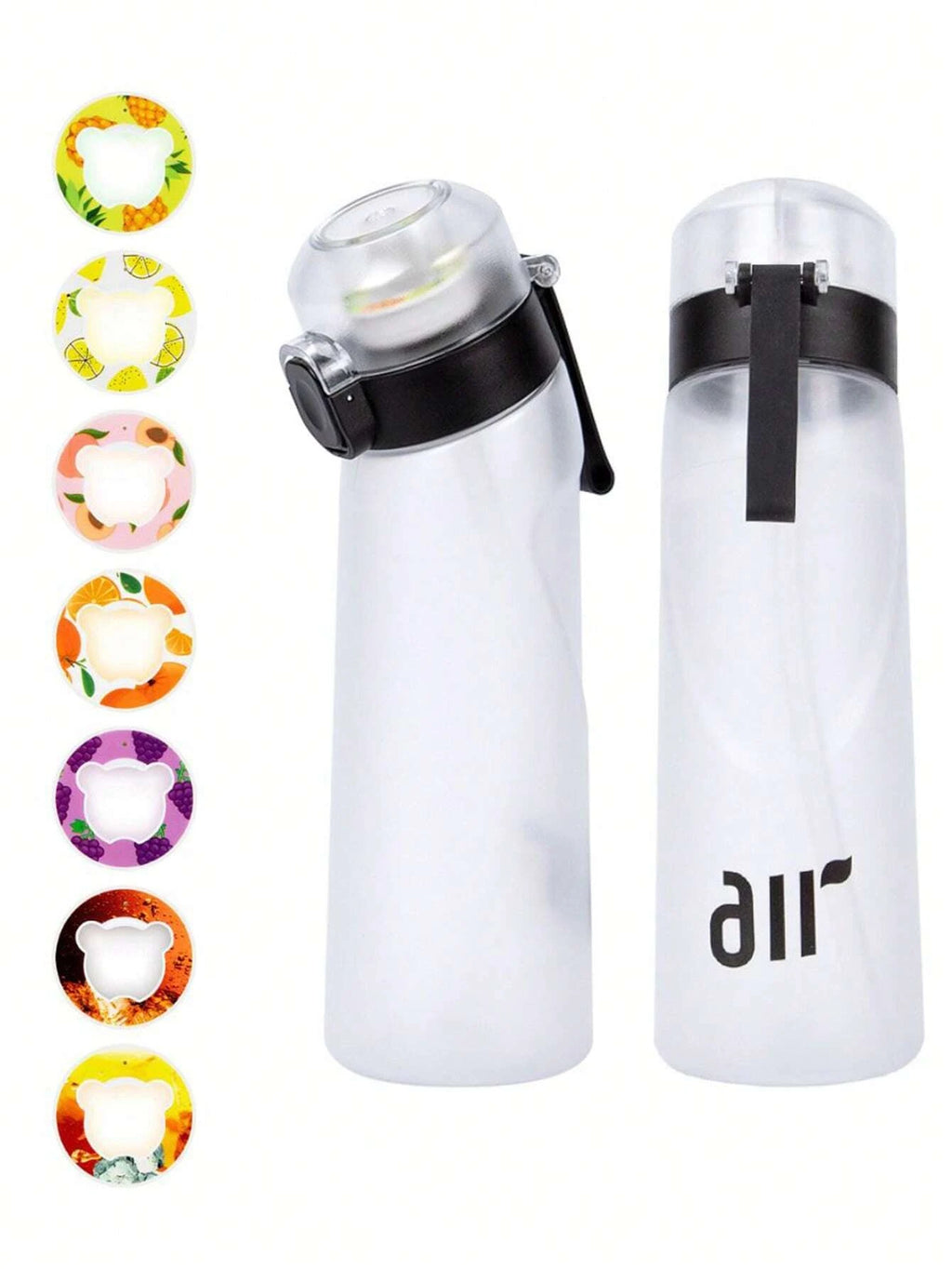 Air Water Bottle with Flavor Pods Leakproof Sports Cup