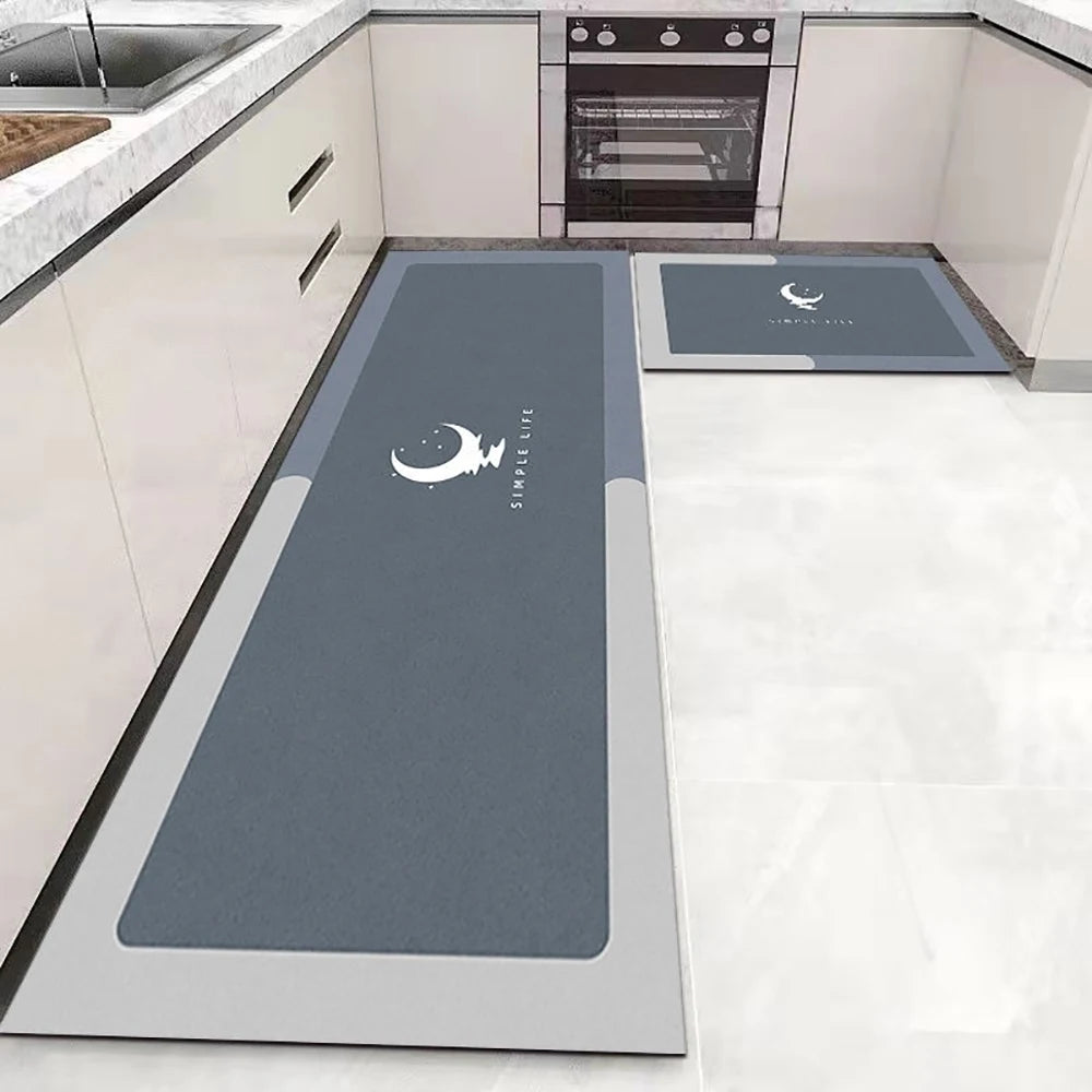 Kitchen Floor Mat UK Soft Washable Anti-Slip Area Rug