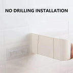 Wall-Mounted Adhesive Storage Rack Under Sink Cabinet Organizer