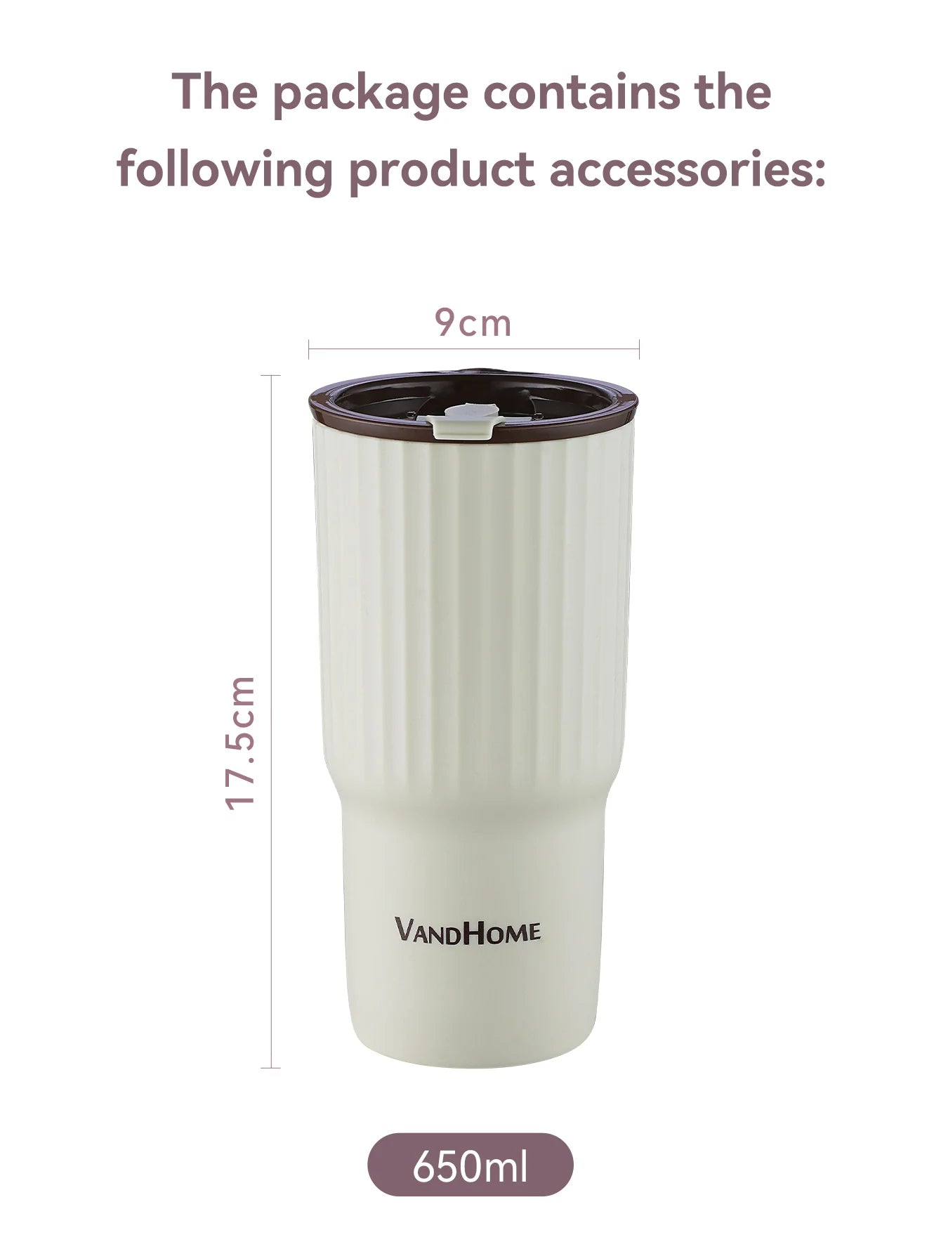 WORTHBUY Cute Bear Water Cup Leak Proof Portable Travel Tumbler