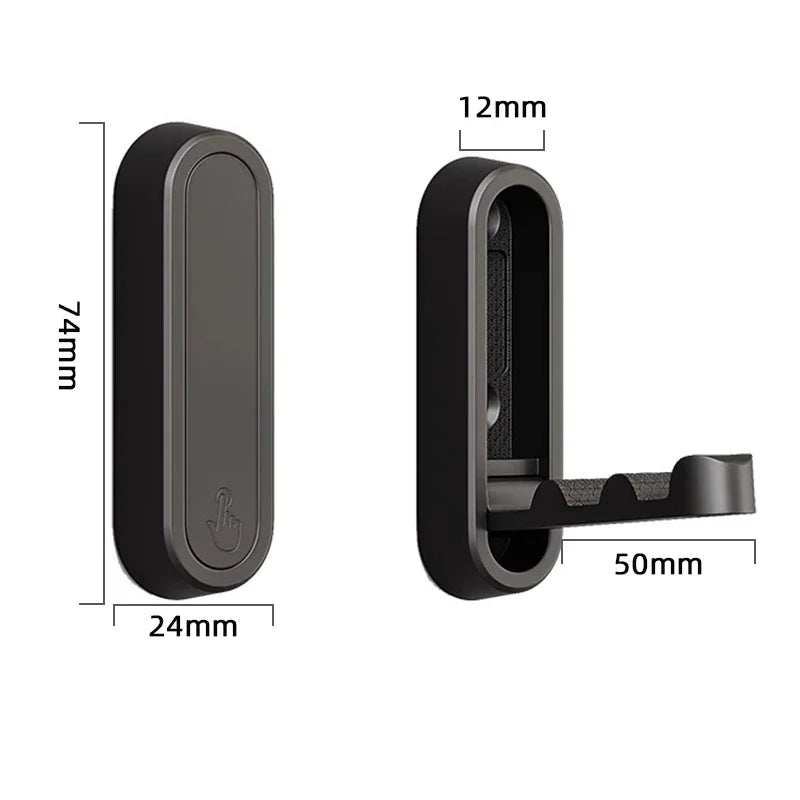 Folding Wall Hook Stainless Steel Towel & Coat Hook Set
