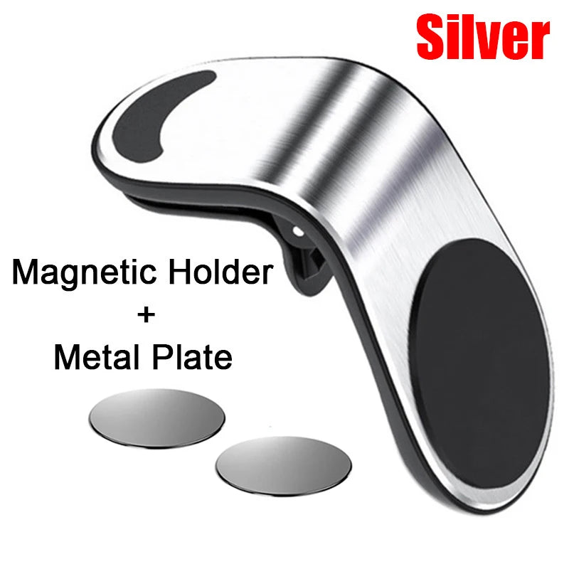 Magnetic Car Phone Holder Stand Air Vent Magnet Car Mount GPS Smartphone Mobile Support In Car Bracket for iPhone Samsung Xiaomi