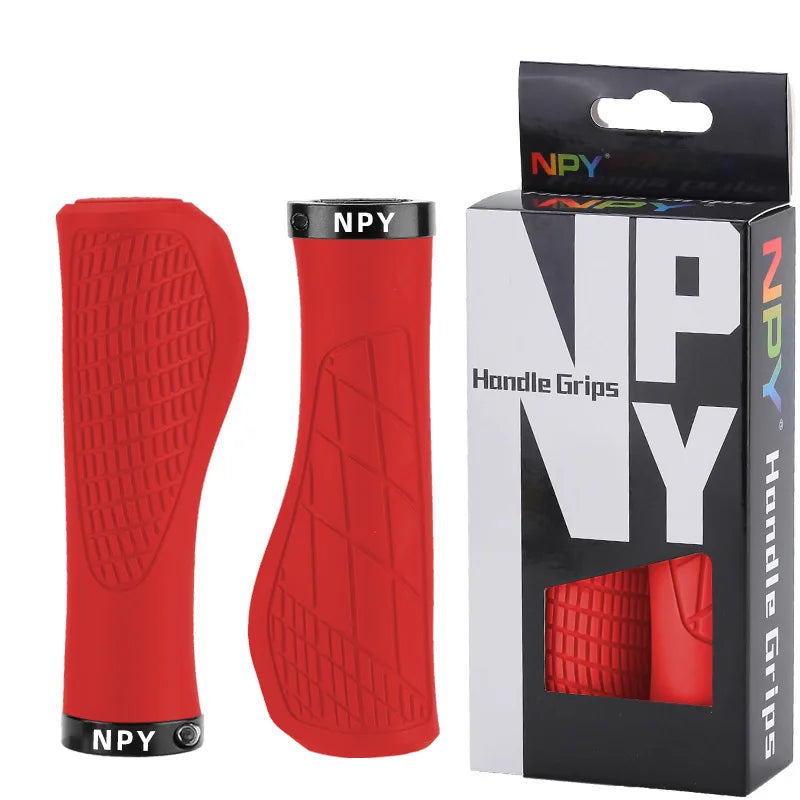 MTB Handlebar Grips Lock-On Anti-Slip Soft Rubber 22.2mm Bike