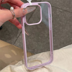 Clear Acrylic Candy Color Case for iPhone 17 Air 16 15 14 13 Pro Max