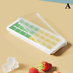 24/36 Grid Ice Cube Tray UK Silicone Ice Mold With Lid