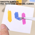 50Pcs Gel Nail Polish Palette Paper Disposable Nail Art Mixing Tool