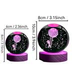 3D Astronaut Moon Landing Crystal Ball Night Light