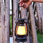 Retro Horse LED Lantern Table Lamp Camping Décor Light