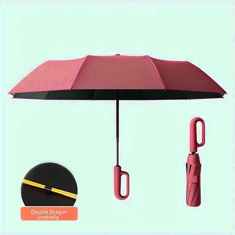 Buy UPF50+ Automatic Folding Umbrella UV Protection
