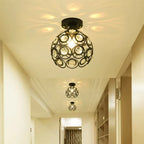 Crystal Restaurant Chandelier Single Head Ceiling Lamp