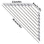 Roll-Up Triangle Dish Drying Rack Foldable Sink Corner Organizer