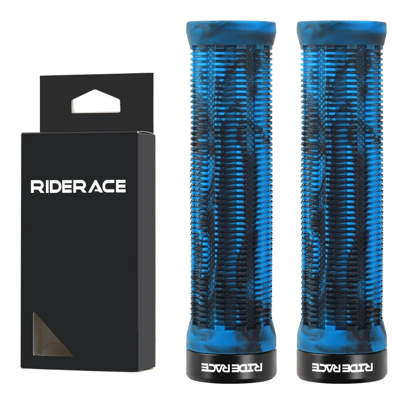 Lock-On MTB Handlebar Grips Ergonomic Anti-Slip Shockproof Rubber
