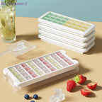 24/36 Grid Ice Cube Tray UK Silicone Ice Mold With Lid