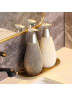Creative Retro Ceramic Soap Dispenser Pump Bottle for Bathroom & Kitchen