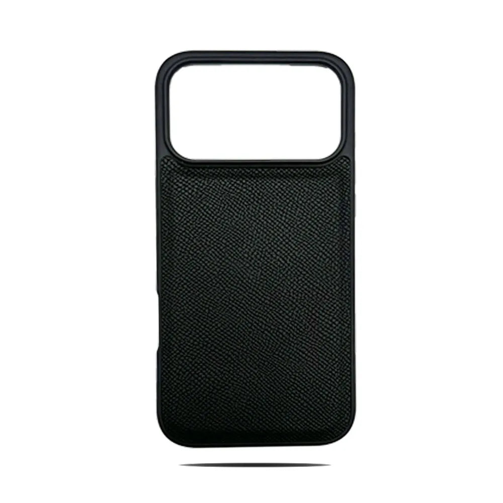 Premium Epsom Leather Case for iPhone 17 16 15 14 13 Pro Max Cover