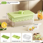 Press-to-Release Ice Cube Tray Large Capacity Food Grade Freezer Mold