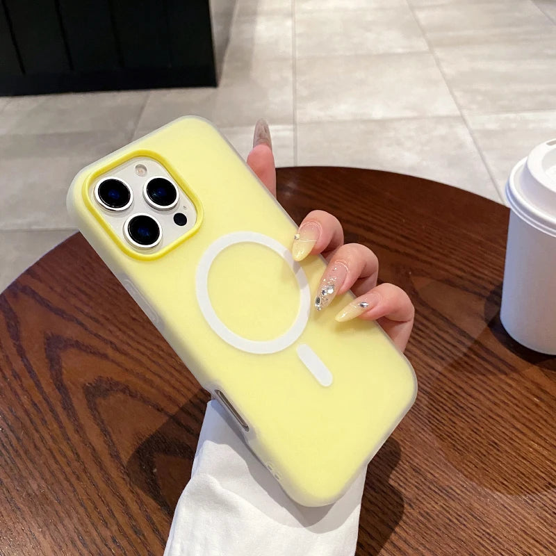 Candy Matte MagSafe Case for iPhone 11 12 13 14 15 16 17 Pro Max