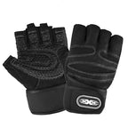 Workout Gloves Half Finger Wrist Wrap Gym Cycling Weight Training
