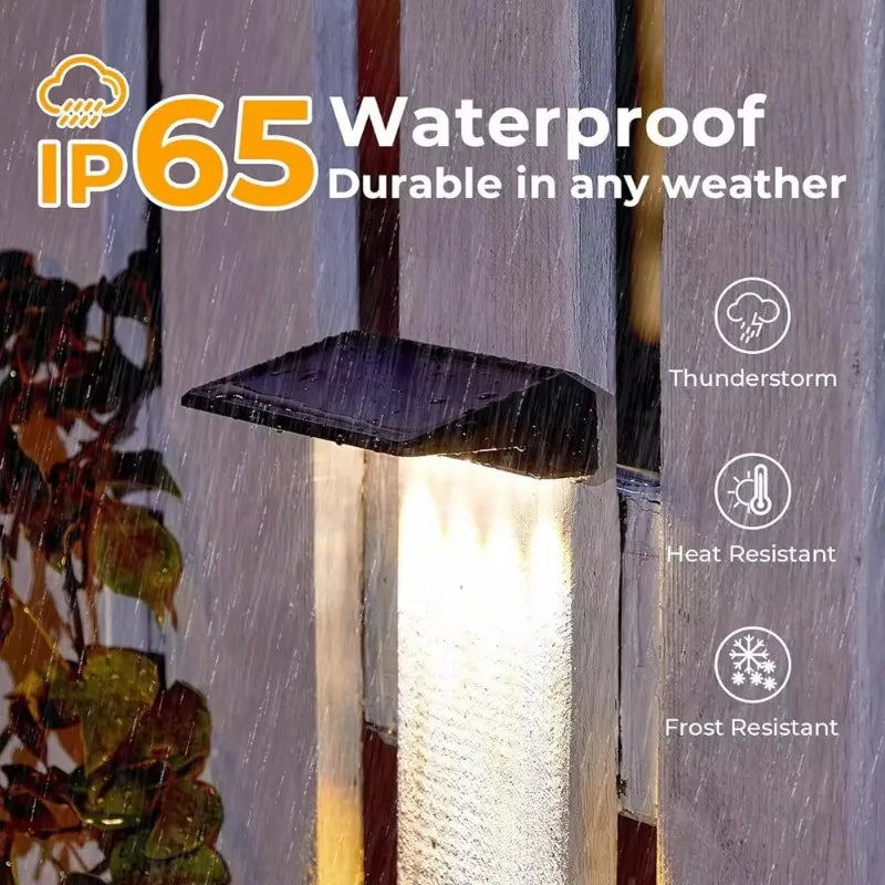 Outdoor Waterproof Solar Wall Lights for Garden & Courtyard Decor