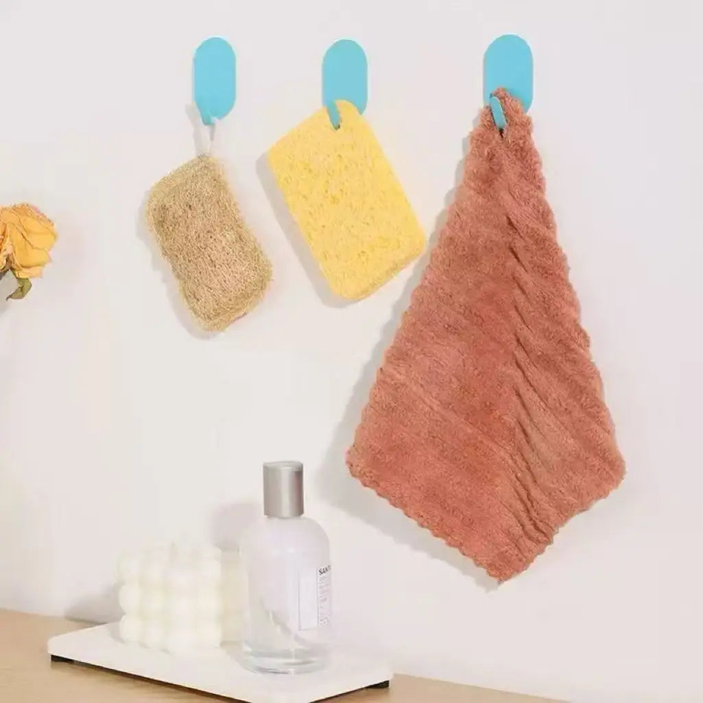 Heavy Duty Adhesive Wall Hook Stainless Steel Towel & Coat Hanger Main image