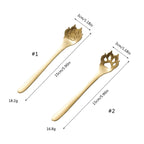 Cat Paw Teaspoon 304 Stainless Steel – Cute Coffee & Ice Cream Spoon Gift