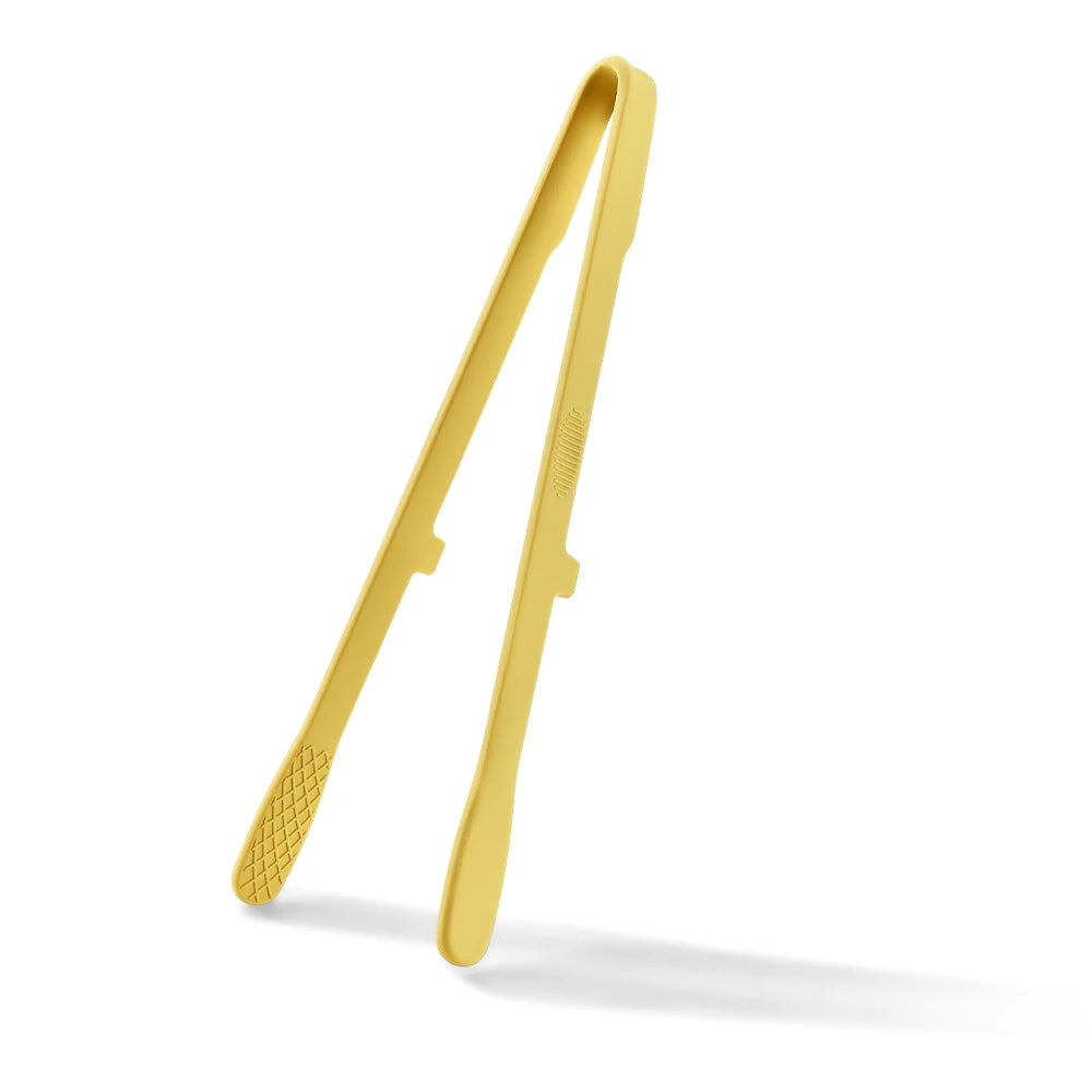 Silicone Grill Tongs Non-Stick – Heat Resistant BBQ Food Serving Clamp
