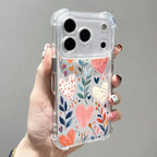 Floral Clear Shockproof Case for Motorola Edge 70 60 Fusion & Moto G
