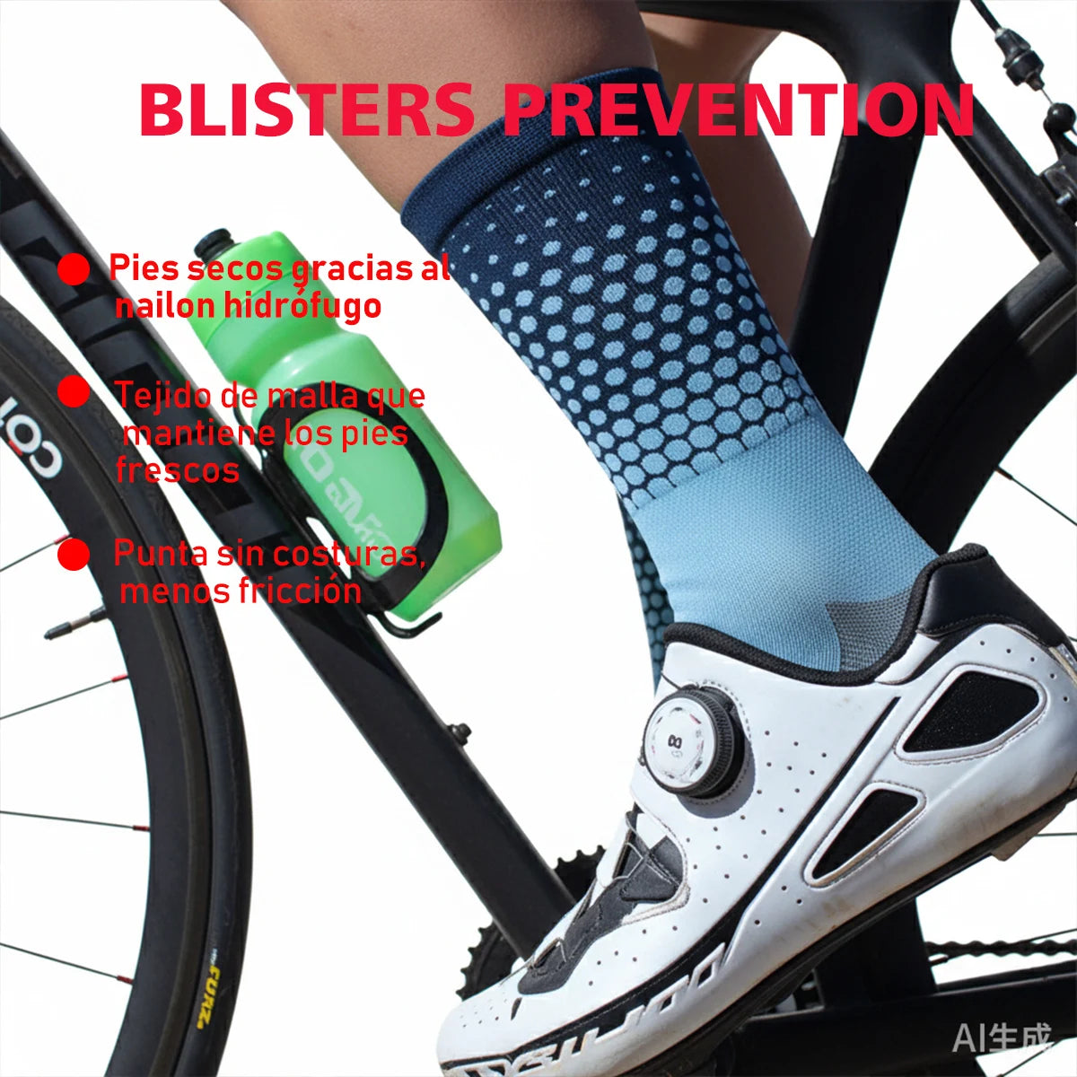 Cycling Socks Men Women Compression Road MTB Bike Racing Sports Unisex