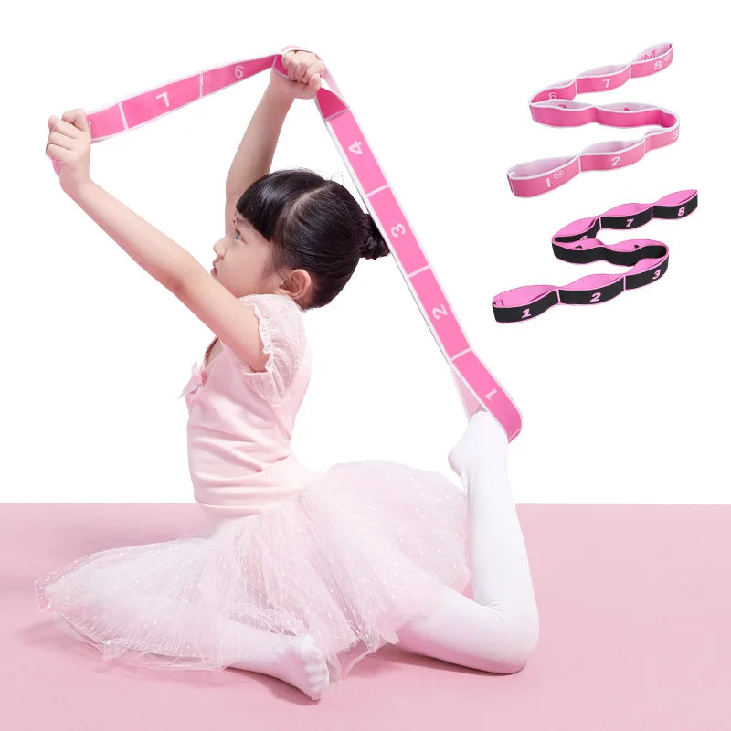 Kids Stretching Resistance Band for Dance Gymnastics Training Fitness