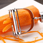 Stainless Steel Vegetable Peeler & Julienne Slicer – Potato & Carrot Grater Tool