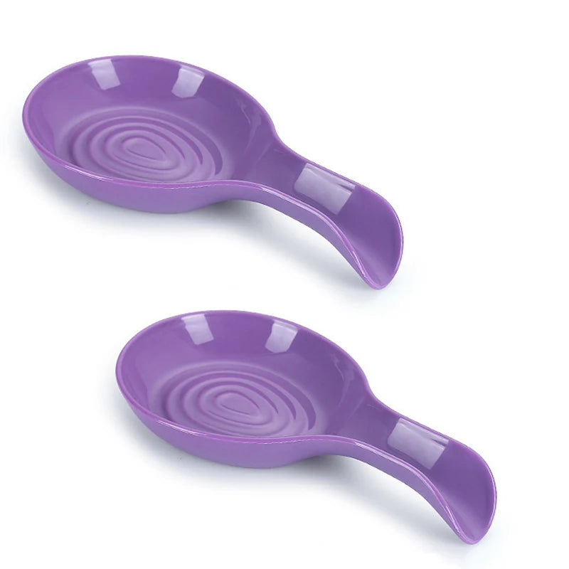 Large Ceramic Spoon Rest Heat-Resistant Holder
