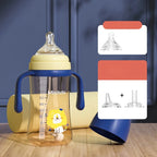 3-in-1 Baby Feeding Bottle Learning Cup with Handle