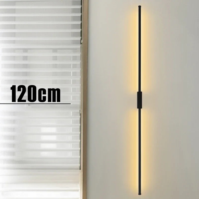 Nordic Long LED Wall Lamp Modern Indoor Light
