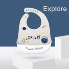 Silicone Baby Bib Waterproof Banana Feeding Bib for Babies