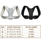 Adjustable Posture Corrector Belt Back Brace Shoulder Support