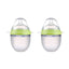 2 Pack BPA Free Baby Feeding Bottles Silicone Set