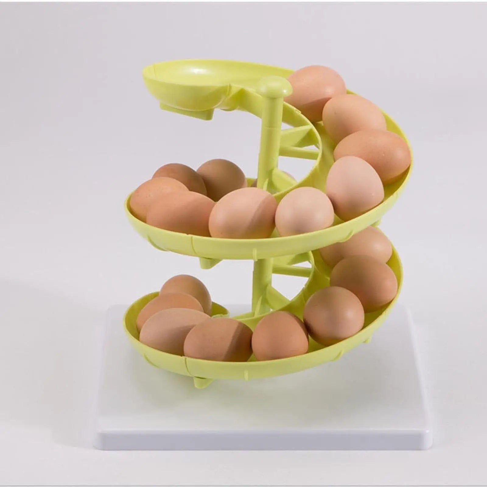 Spiral Egg Dispenser Kitchen Egg Holder Rack